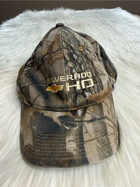 Chevy Silverado Camouflage Embroidered Trucker Hat
